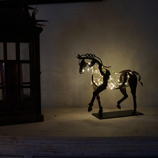 Paardenbeeld Handgemaakt Stijlvol Decoratief Element 3