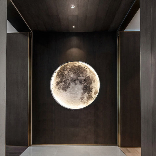 Plafond- of Wandlamp 3D Maan of Aarde 0