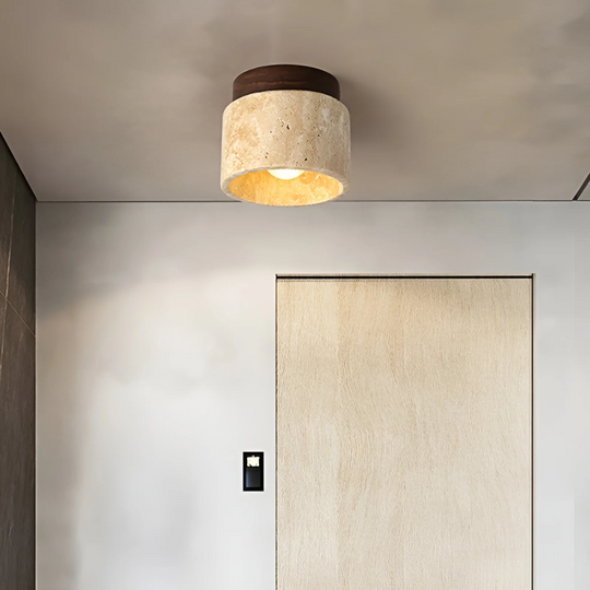 Plafondlamp Japans Design met Rustieke Charme 1