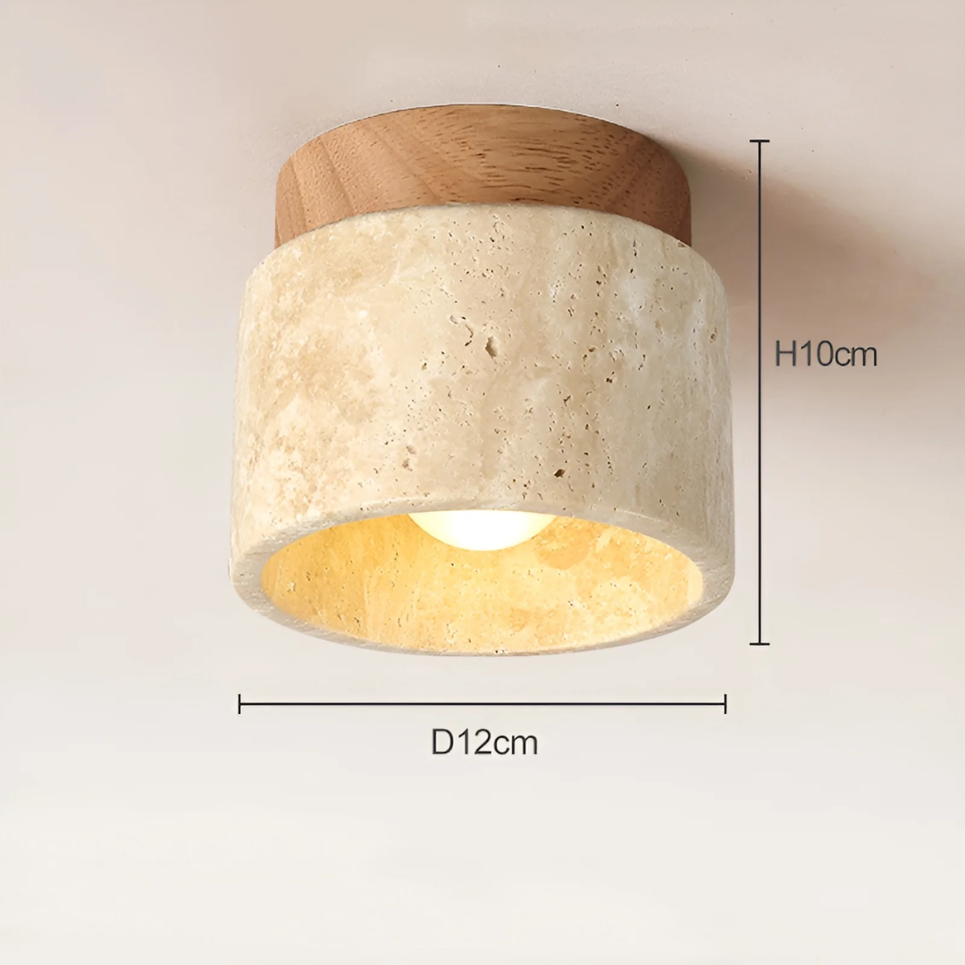 Plafondlamp Japans Design met Rustieke Charme 2