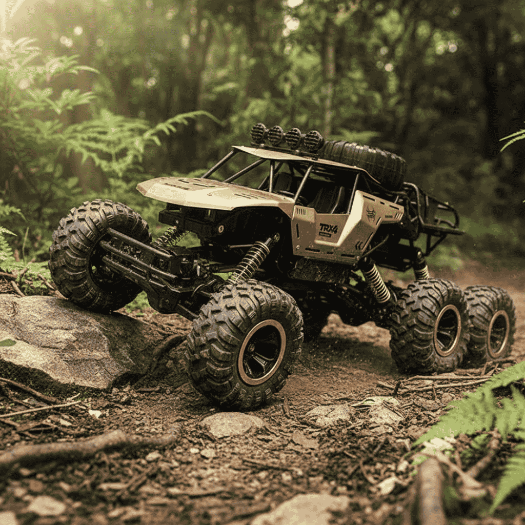 RC Monstertruck 6WD Offroad met LED-verlichting 0