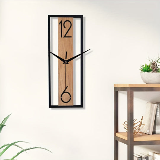 Rechthoekige Wandklok Modern voor Stijlvol Interieur 8