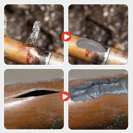 Reparatielijm Voor Metalen Gietstukken 100 ml Met Mixer En Schraper 2