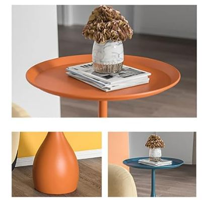 Ronde Bijzettafel Middeleeuwse Stijl 5