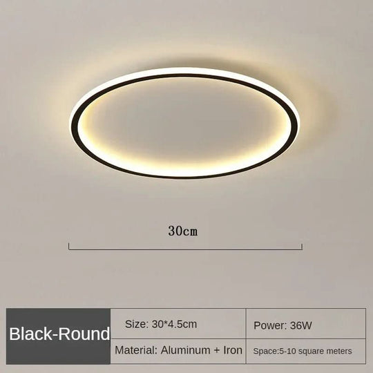 Ronde LED-plafondlamp Scandinavisch Design 8