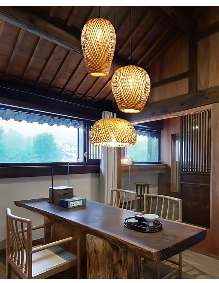 Rotan Hanglamp Voor Woonkamer en Slaapkamer Met Unieke Natuurlijke Charme 7