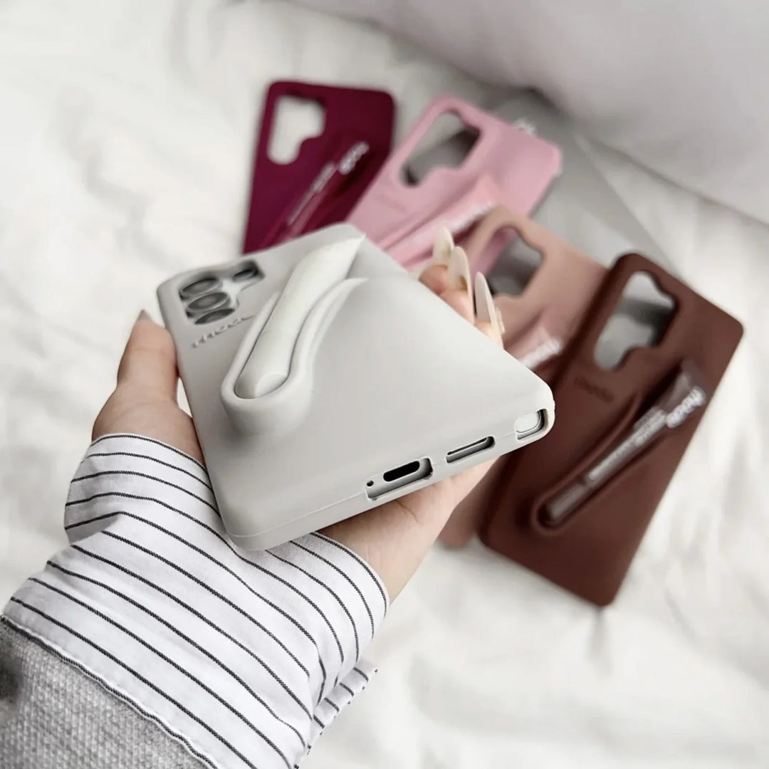 Samsung Galaxy Telefoon Case met Lipgloss Set 2