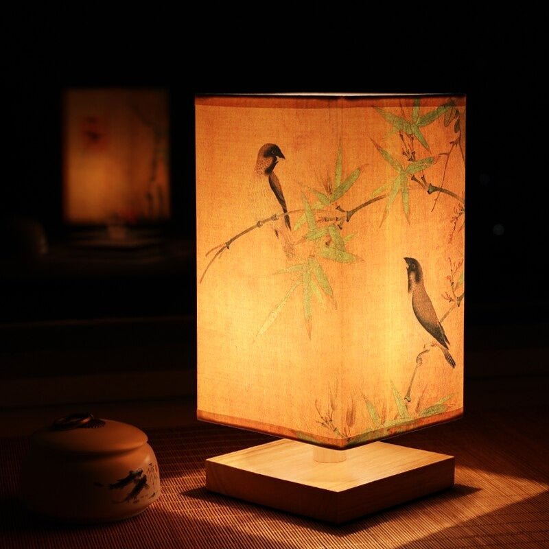 Scandinavische Tafellamp met Japans Design 4