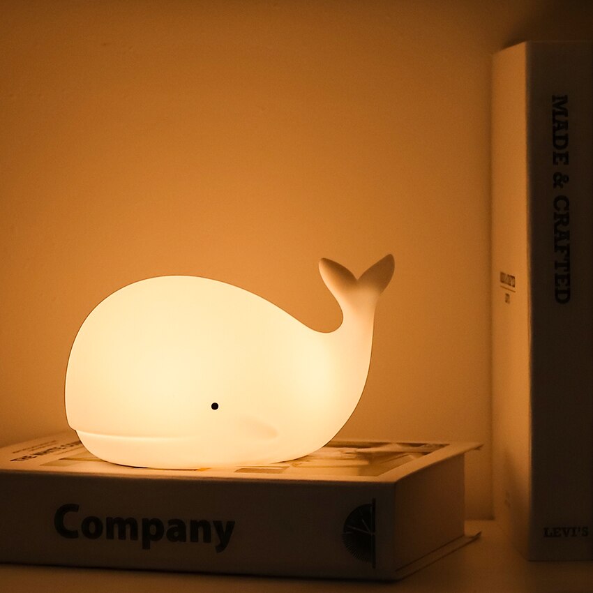 Schattig Nachtlampje Walvis Compact voor Slaapkamer en Baby-Kamer 4