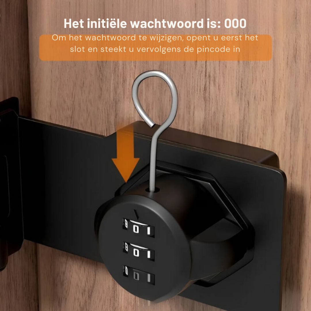 Sleutelloos Combinatieslot SecureCode 3