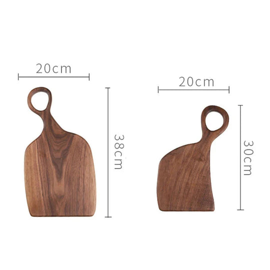 Snijplanken Set voor de Keuken - Dubbelzijdig Walnoot Hout 5