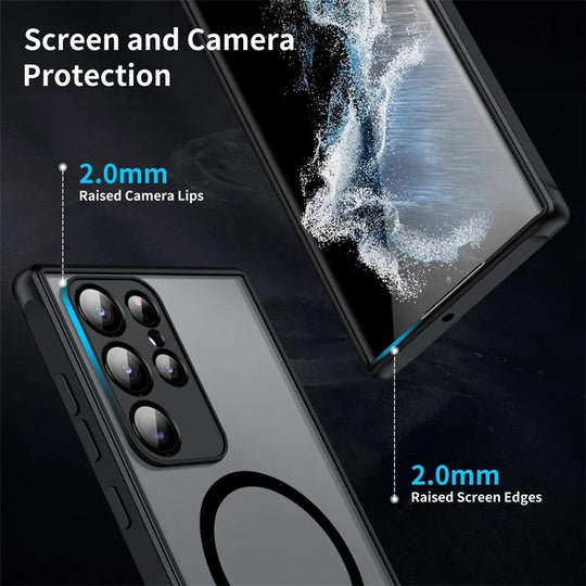 Telefoon Case Matte Magnetisch voor Samsung Galaxy 1