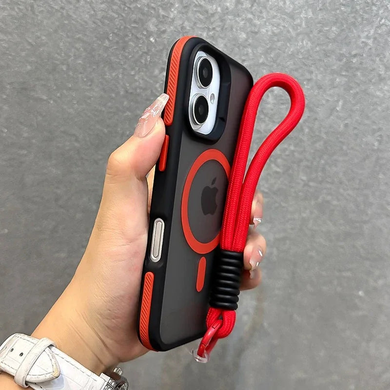 Telefoon Case met Lanyard voor iPhone Pro Max 6