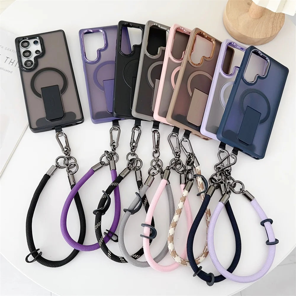 Telefoon Case voor Samsung Galaxy S26 Plus Ultra - Schokbestendig met Lanyard 1