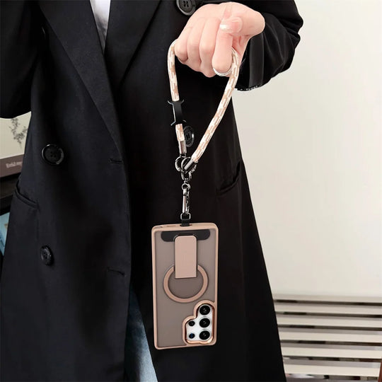 Telefoon Case voor Samsung Galaxy S26 Plus Ultra - Schokbestendig met Lanyard 3