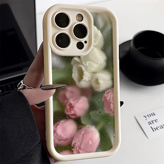 Telefoon Case voor iPhone met Bloemenprint 8