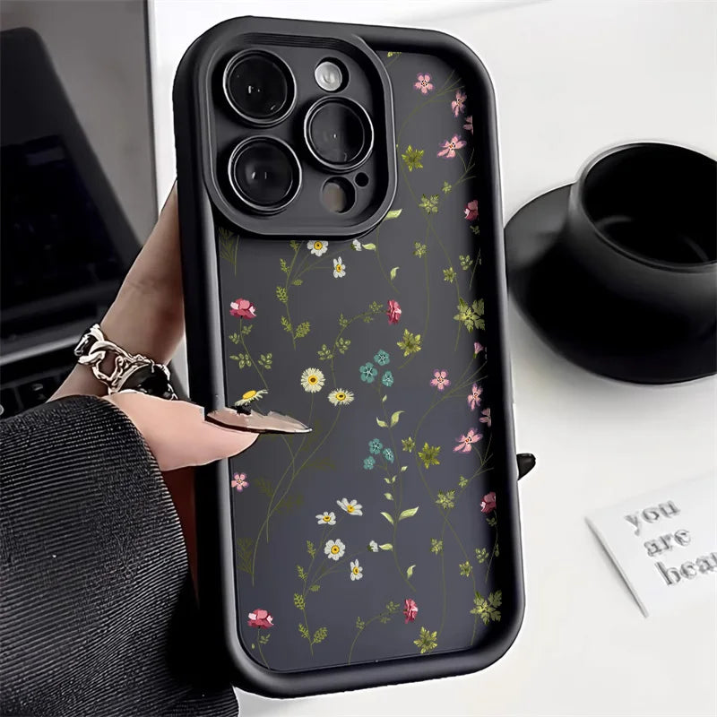 Telefoon Case voor iPhone met Bloemenprint 9