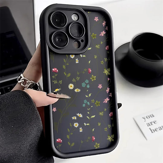Telefoon Case voor iPhone met Bloemenprint 9