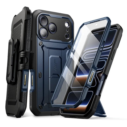 Telefoonhoes voor iPhone 17 Pro Max Robuust met Schermbeschermer 8