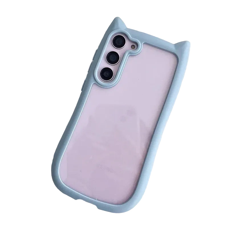 Telefoonhoesje 3D Kat Oor Transparant voor Samsung S25 Plus 6