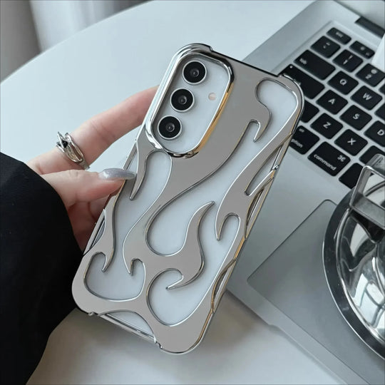 Telefoonhoesje 3D Vlam Patroon voor Samsung Galaxy - Slank en Schokbestendig 0