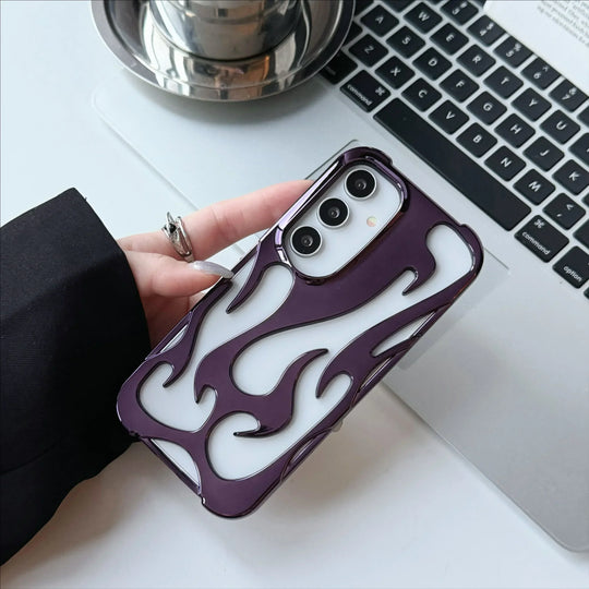 Telefoonhoesje 3D Vlam Patroon voor Samsung Galaxy - Slank en Schokbestendig 10