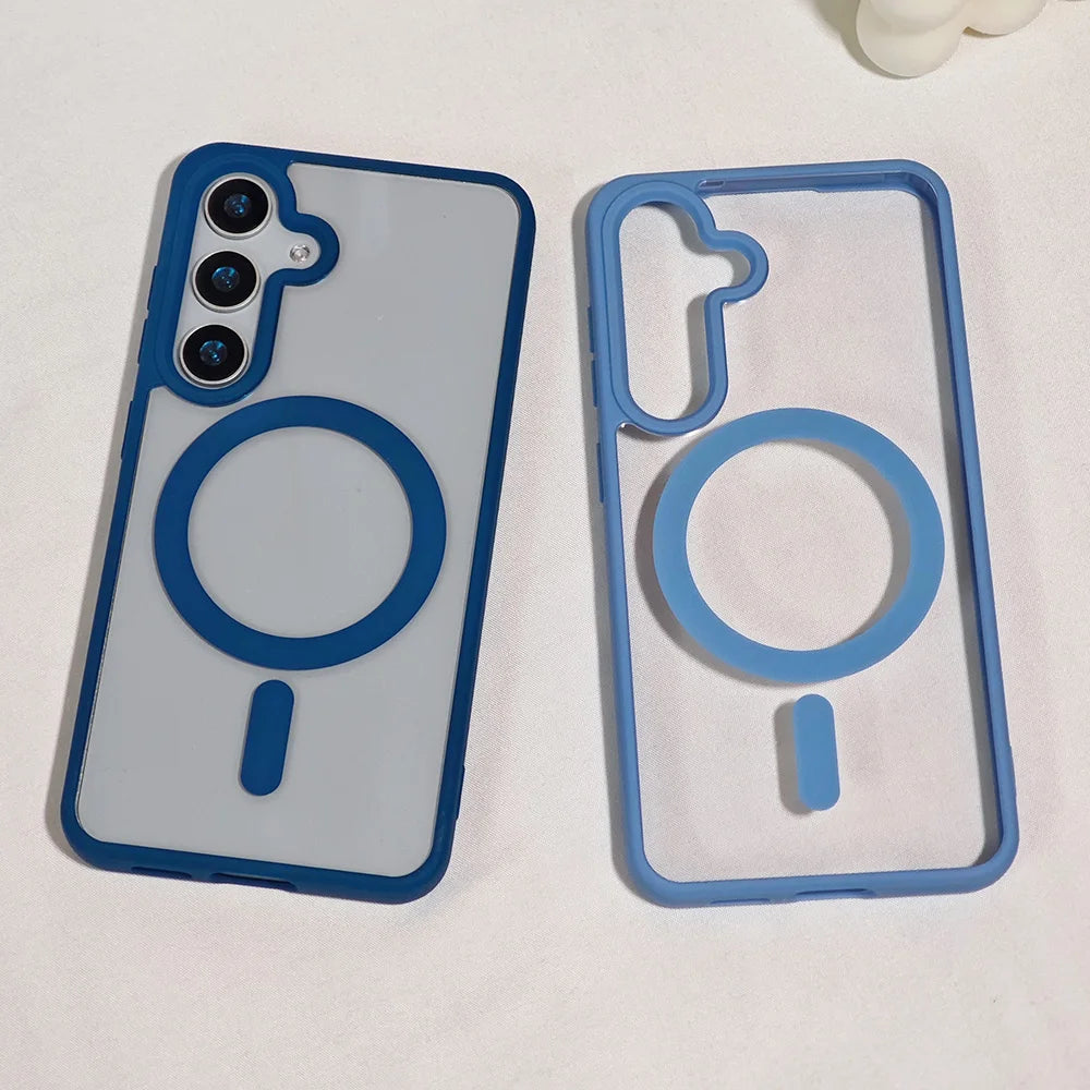 Telefoonhoesje Magnetisch Voor Samsung - Transparant & Schokbestendig 2