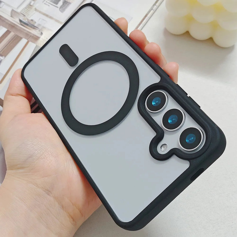 Telefoonhoesje Magnetisch Voor Samsung - Transparant & Schokbestendig 9