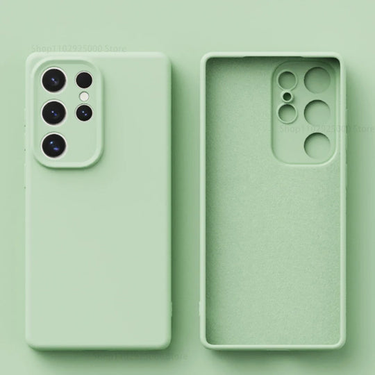 Telefoonhoesje Siliconen Schokbestendig voor Samsung Galaxy S25 S24 S23 10