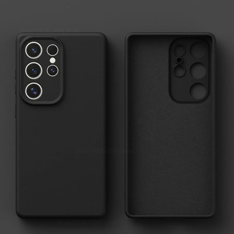 Telefoonhoesje Siliconen Schokbestendig voor Samsung Galaxy S25 S24 S23 7