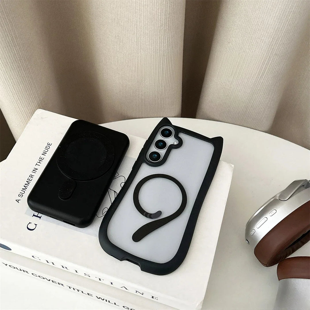 Telefoonhoesje voor Samsung Galaxy S25 Plus Kattenoor Design 2