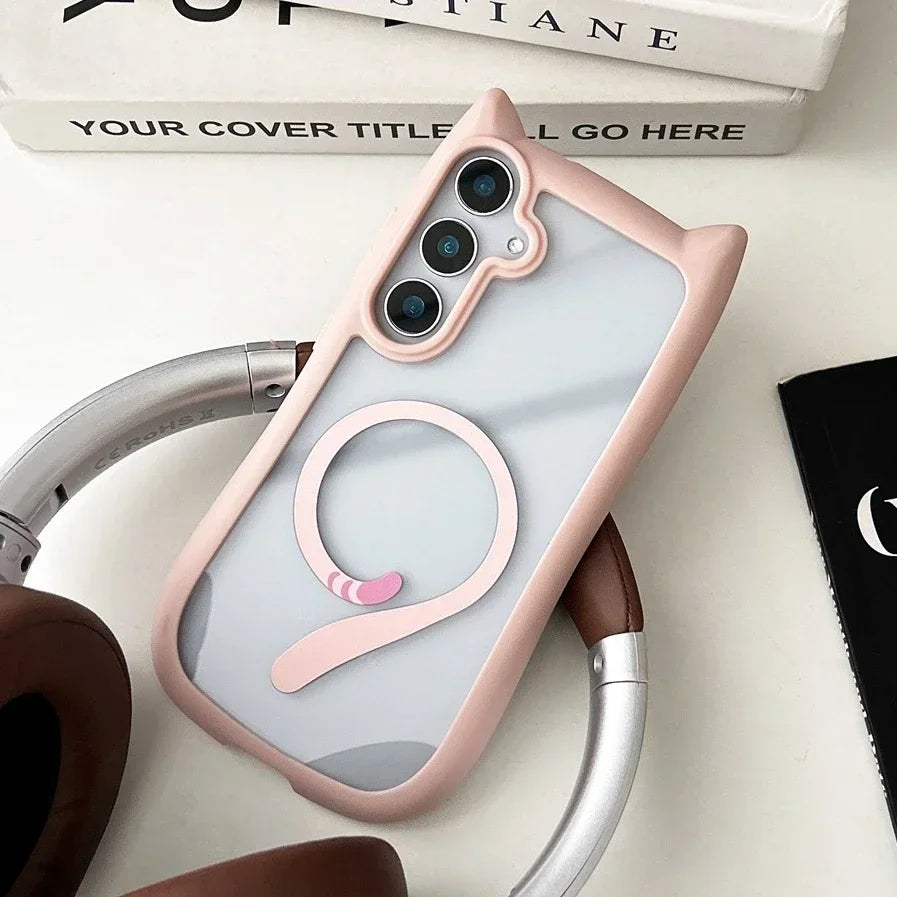 Telefoonhoesje voor Samsung Galaxy S25 Plus Kattenoor Design 7