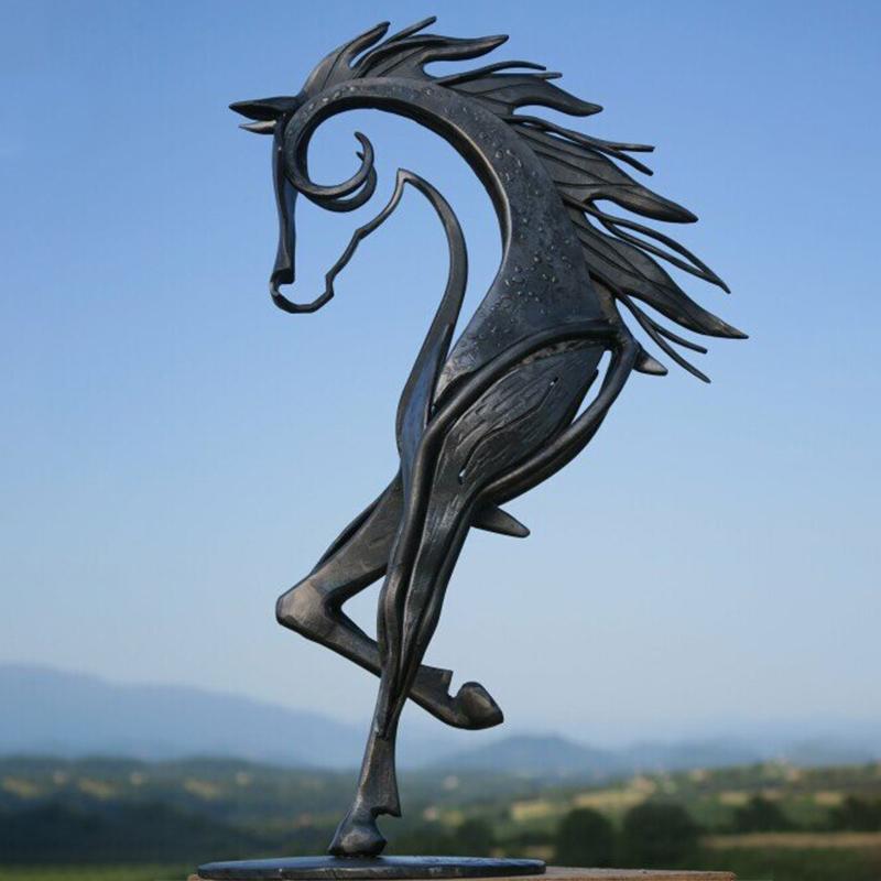 Tuin Paardbeeld Sculptuur Decoratief 12