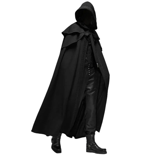 Unisex Cape met Capuchon Gotische Stijl 0