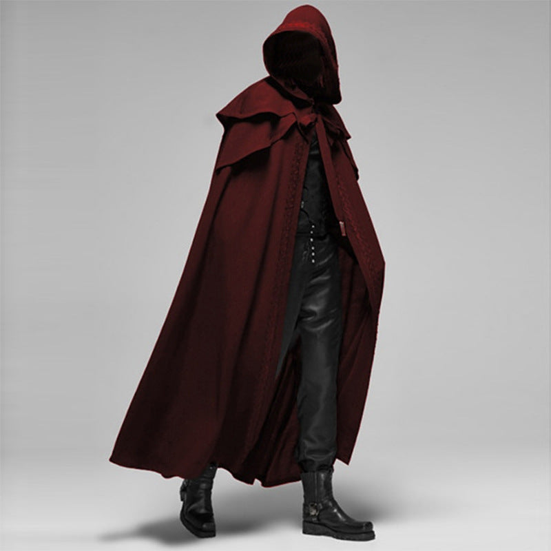 Unisex Cape met Capuchon Gotische Stijl 1