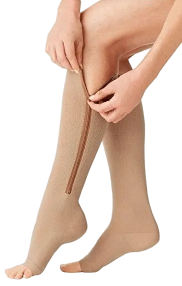 Unisex Compressiesokken met Ritssluiting voor Ondersteuning 9