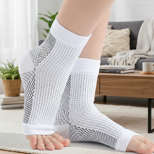 Unisex Compressiesokken voor Ondersteuning en Comfort bij Hardlopen 0