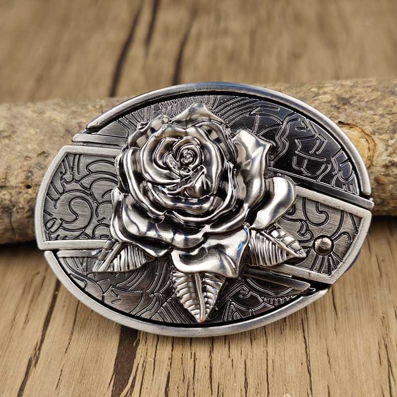 Unisex Cowboyriem Met Metalen Ovale Gesp 13