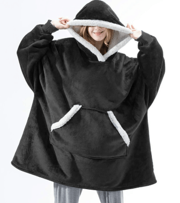 Unisex Hooded Deken voor Comfort en Warmte 0