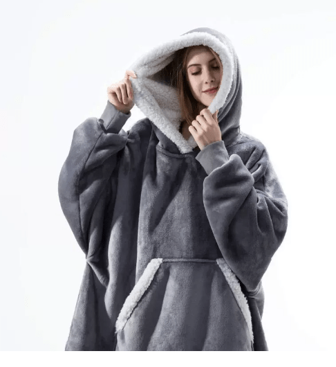 Unisex Hooded Deken voor Comfort en Warmte 11