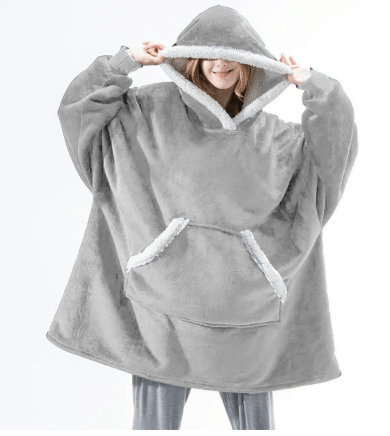 Unisex Hooded Deken voor Comfort en Warmte 15