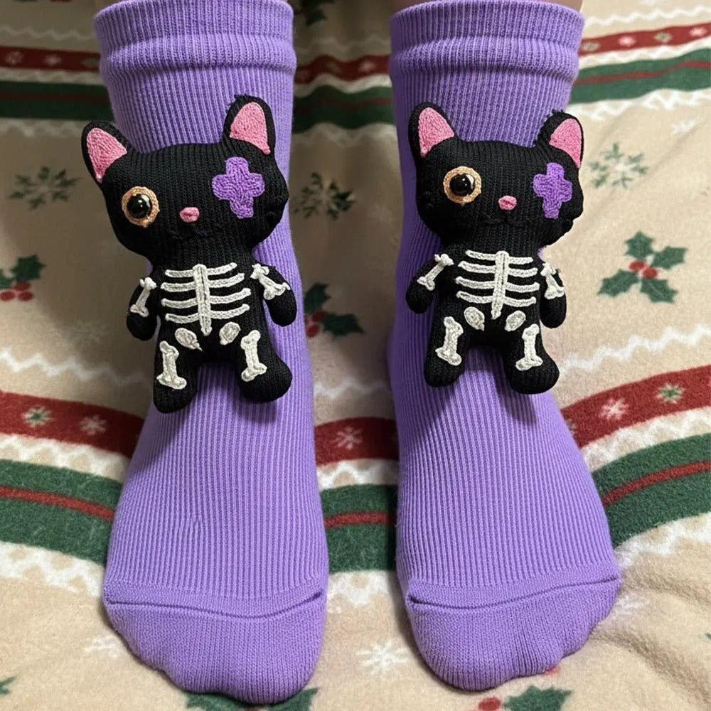 Unisex Huissokken met 3D Dierenaccent en Antislipzool 13