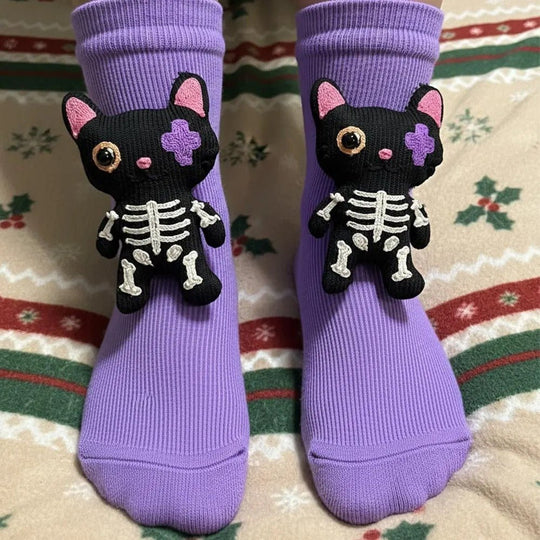 Unisex Huissokken met 3D Dierenaccent en Antislipzool 2