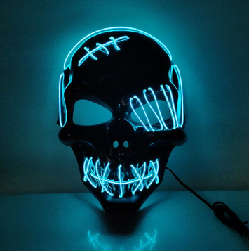 Unisex LED Masker voor Halloween Feest 3