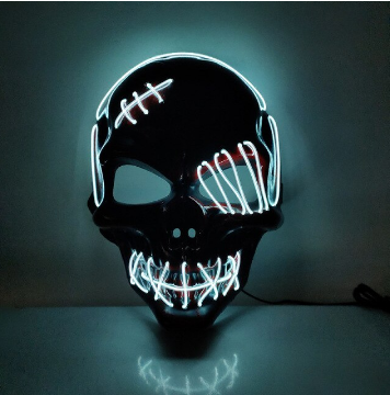 Unisex LED Masker voor Halloween Feest 9