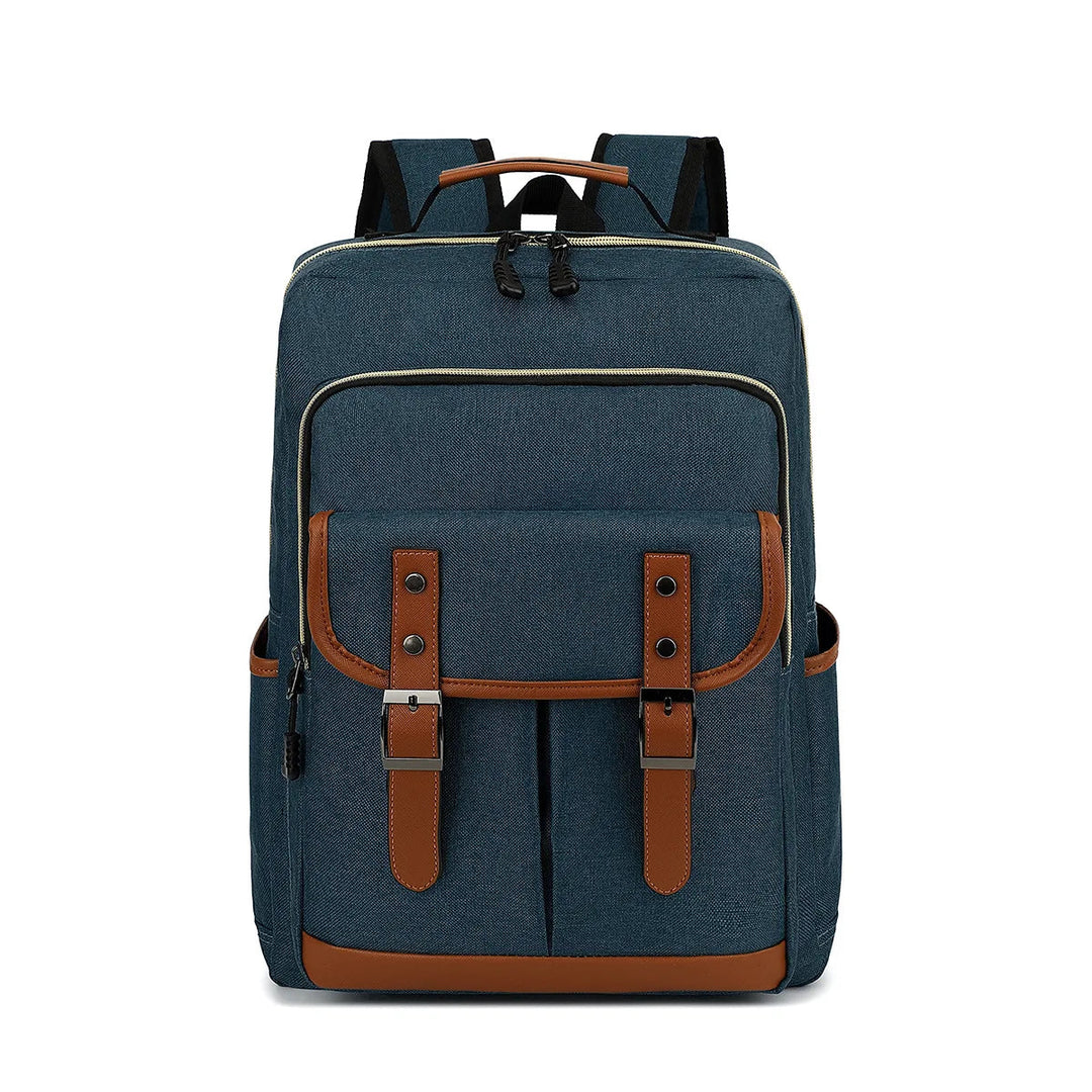 Unisex Laptop Rugzak Waterdicht Vintage Met Laptopvak 10