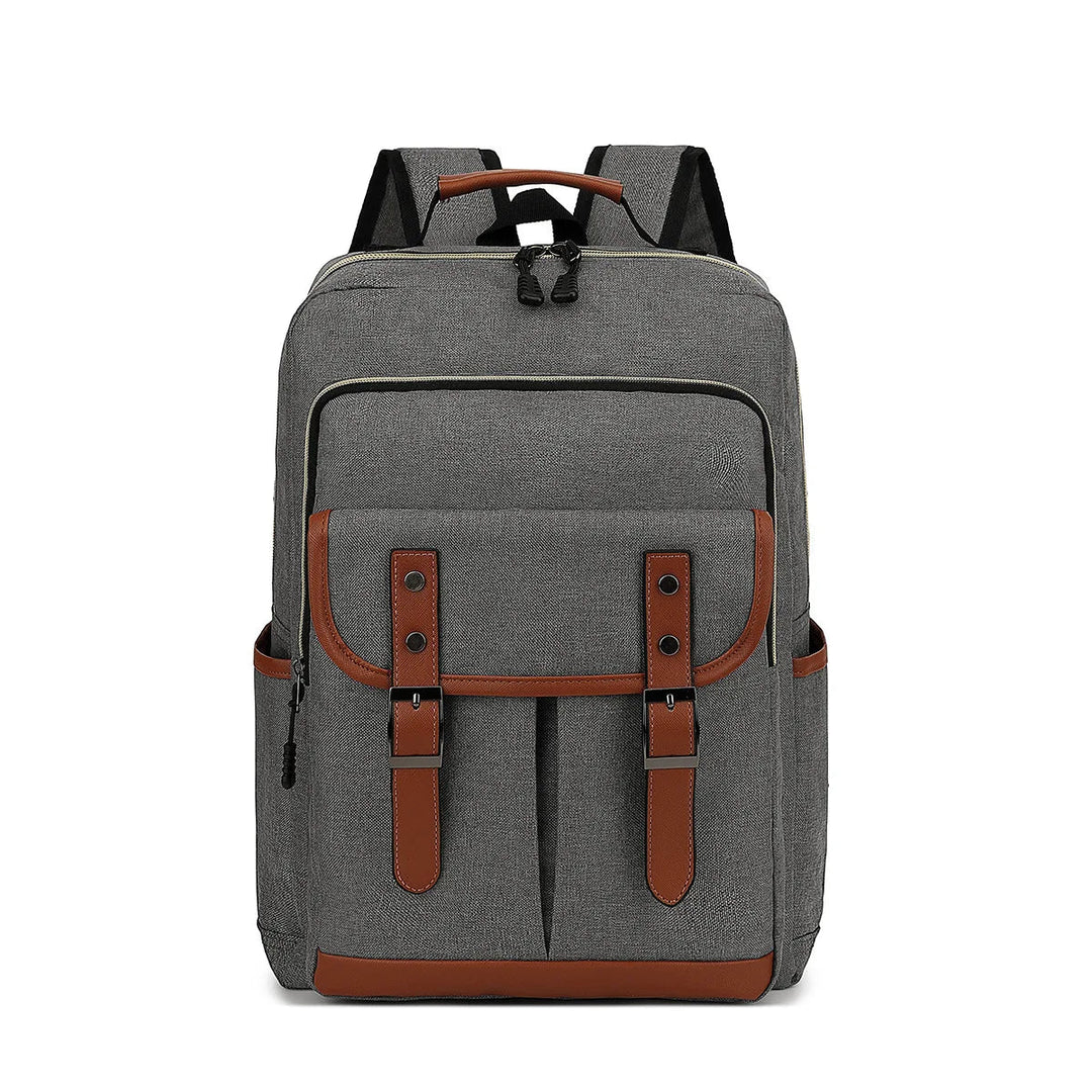 Unisex Laptop Rugzak Waterdicht Vintage Met Laptopvak 8