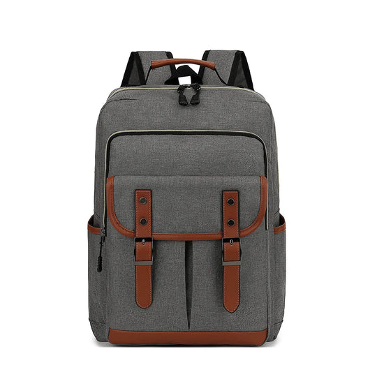 Unisex Laptop Rugzak Waterdicht Vintage Met Laptopvak 8