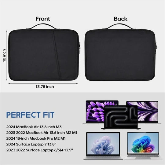 Unisex Laptoptas Waterdicht met Schokbescherming Modern Ontwerp 4