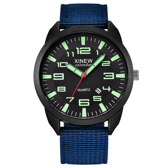 Unisex Quartz Horloge met Lichtgevende Wijzerplaat 4